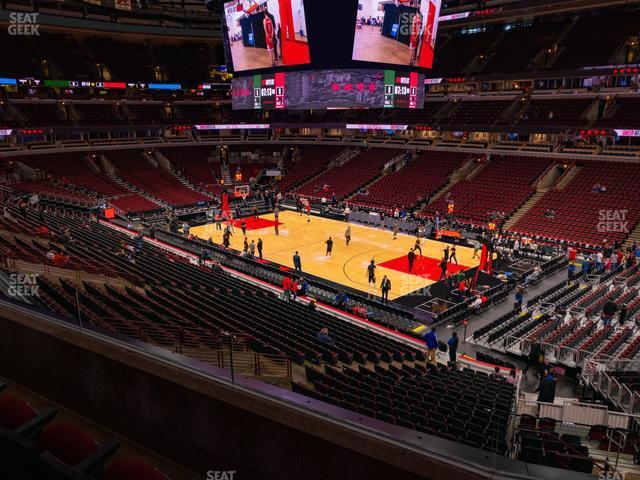 Seating view for United Center Section 214