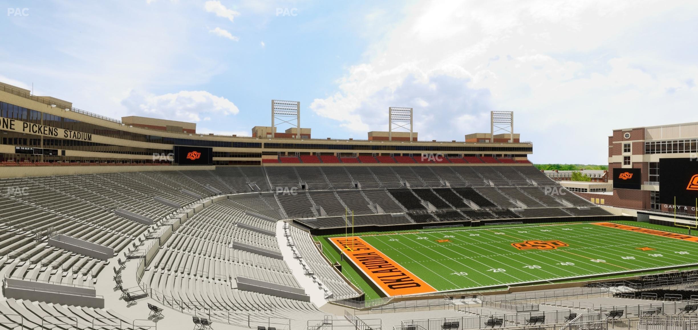 Seating view for Boone Pickens Stadium Section 213