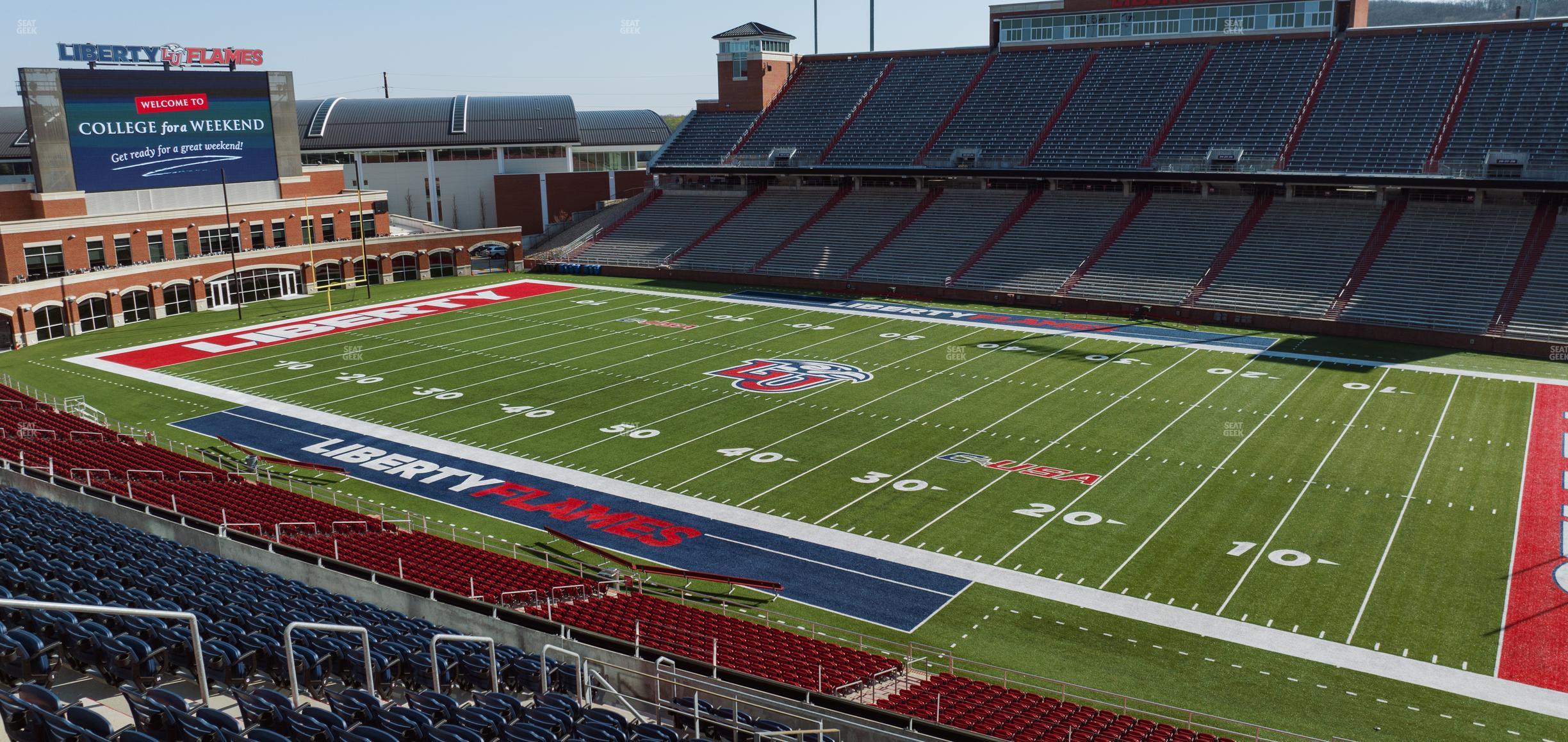 Seating view for Williams Stadium Section 202