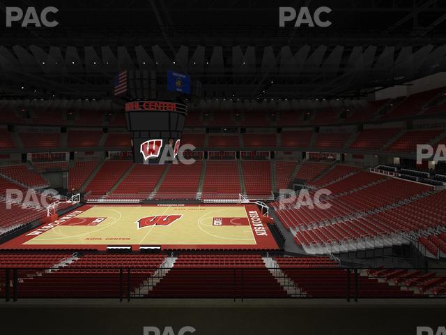 Seating view for Kohl Center Section 207