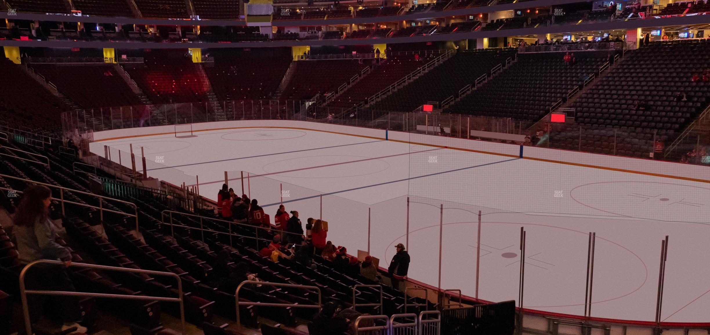 Seating view for Prudential Center Section 11