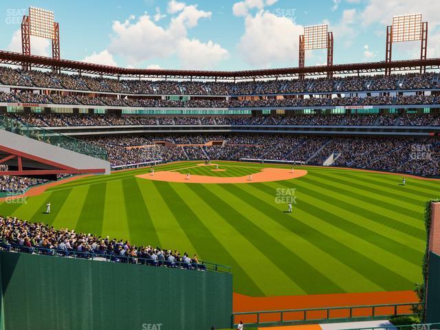 Seating view for Citizens Bank Park Section Rooftop Bleachers