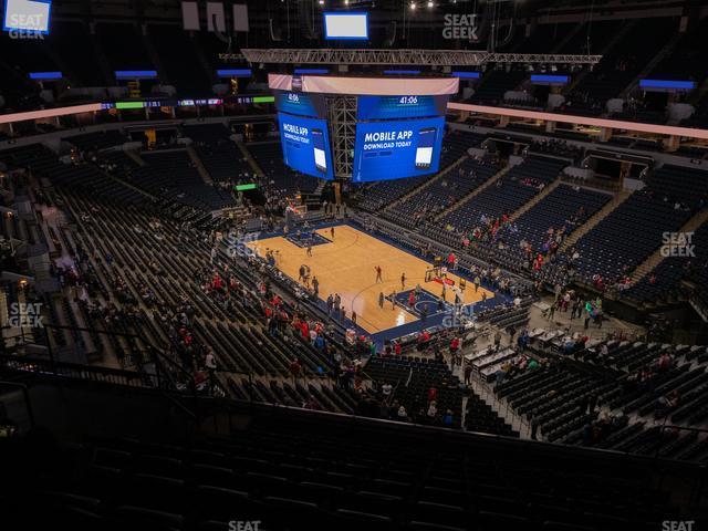 Seating view for Target Center Section 225