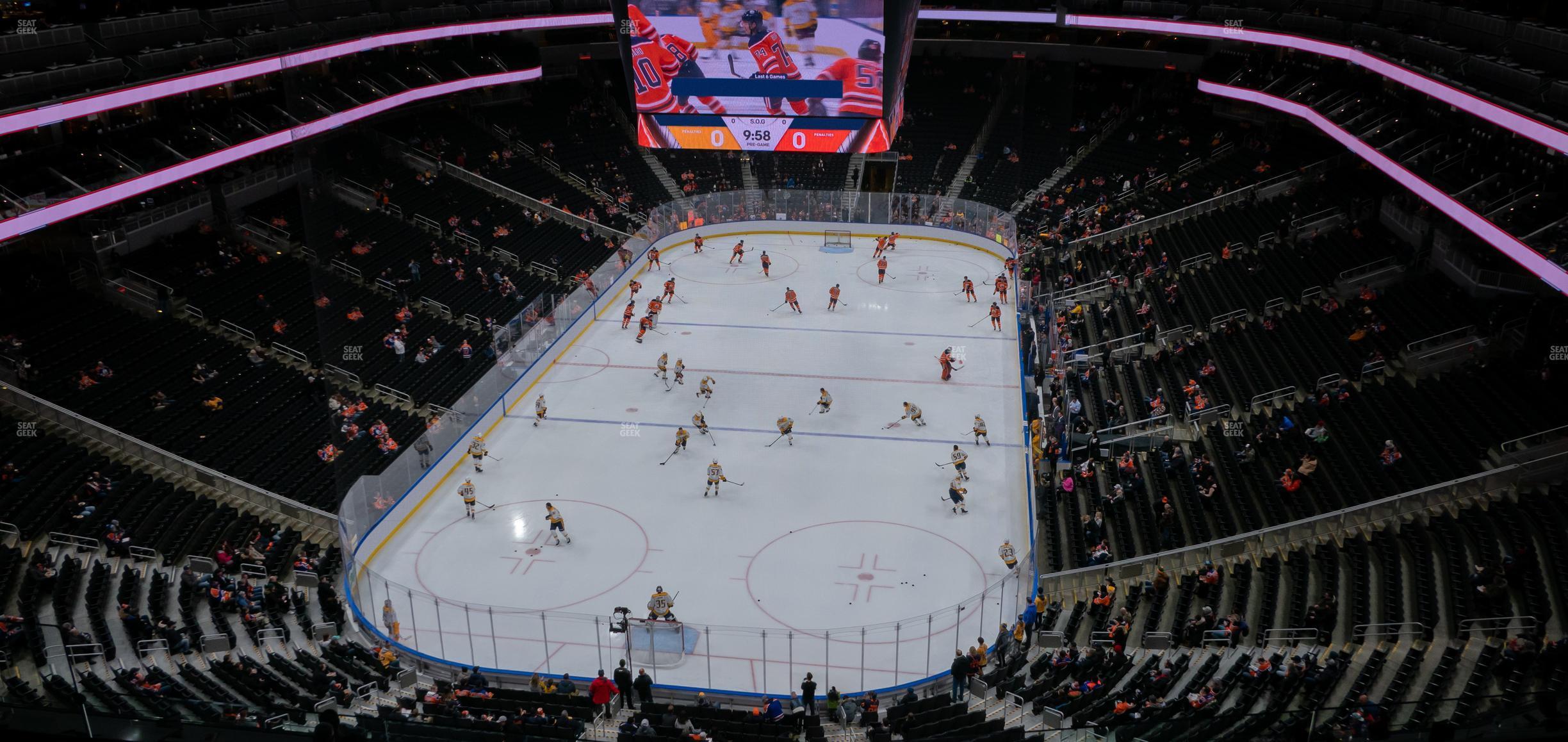 Seating view for Rogers Place Section 210