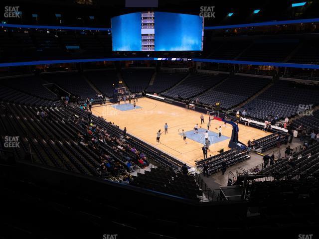 Seating view for FedExForum Section 116 A