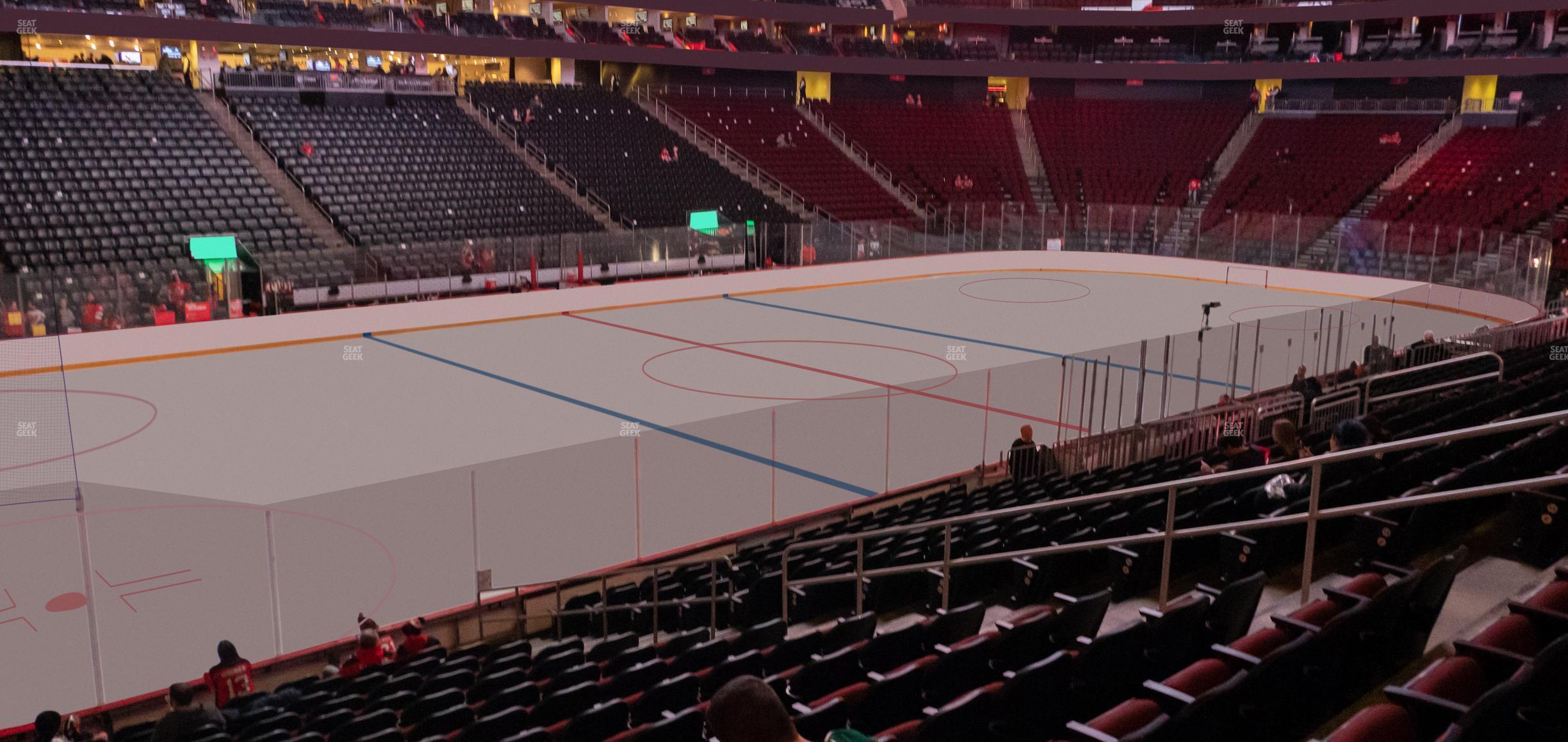 Seating view for Prudential Center Section 17