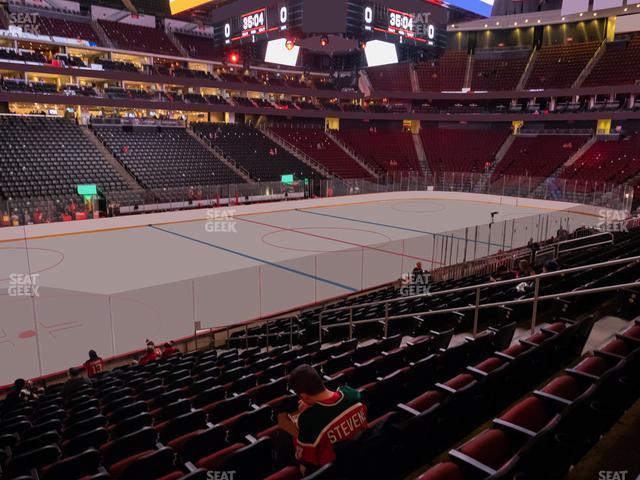 Seating view for Prudential Center Section 17