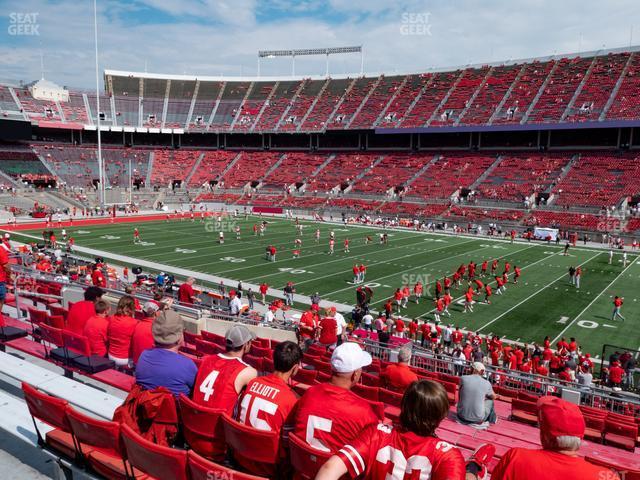 Seating view for Ohio Stadium Section 25 A