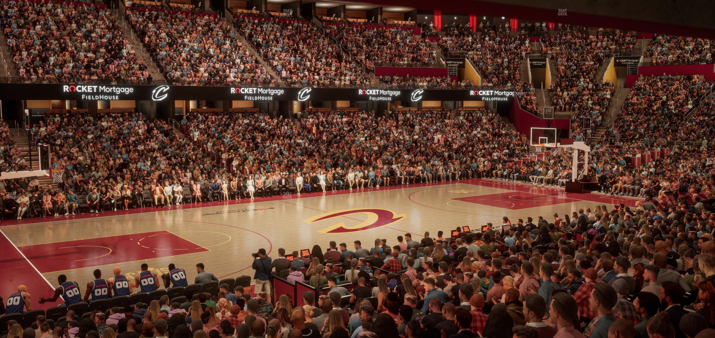 Seating view for Rocket Mortgage FieldHouse Section Founders Suite 10