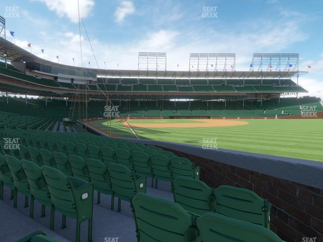 Seating view for Wrigley Field Section 133