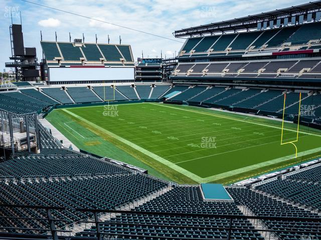 Seating view for Lincoln Financial Field Section Southwest Terrace