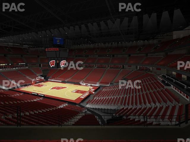 Seating view for Kohl Center Section 205