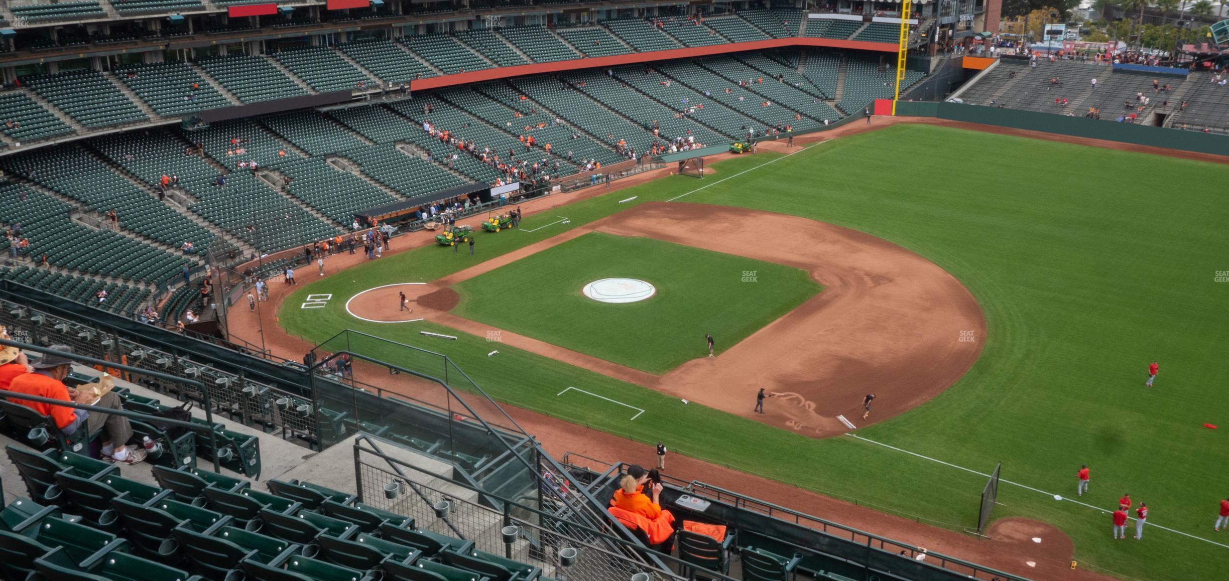 Seating view for Oracle Park Section View Reserved 304