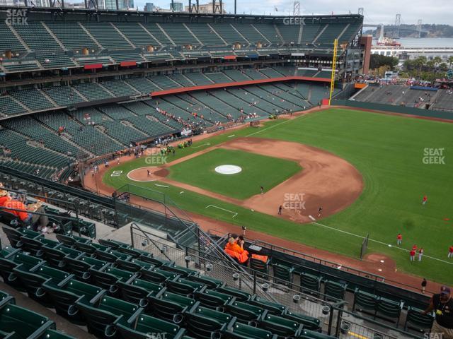 Seating view for Oracle Park Section View Reserved 304