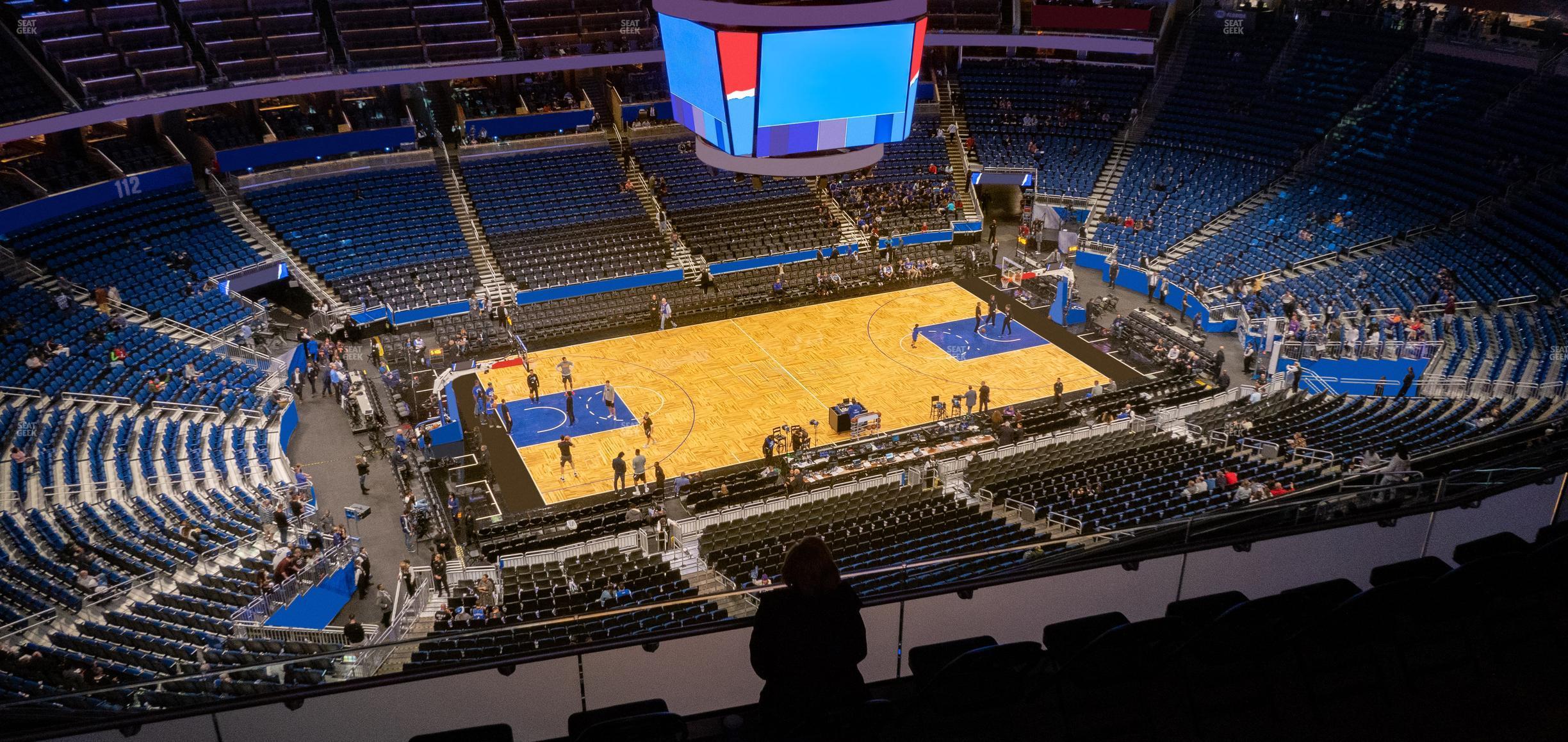 Seating view for Kia Center Section 211