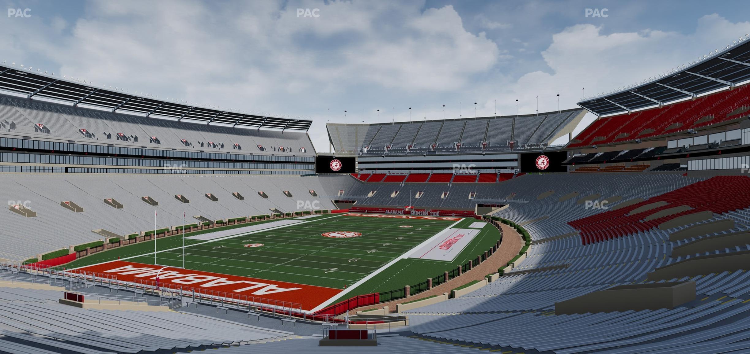 Seating view for Bryant Denny Stadium Section N 1