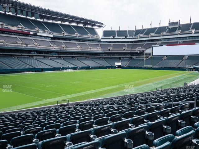 Seating view for Lincoln Financial Field Section 133