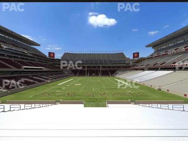 Seating view for Kyle Field Section 132