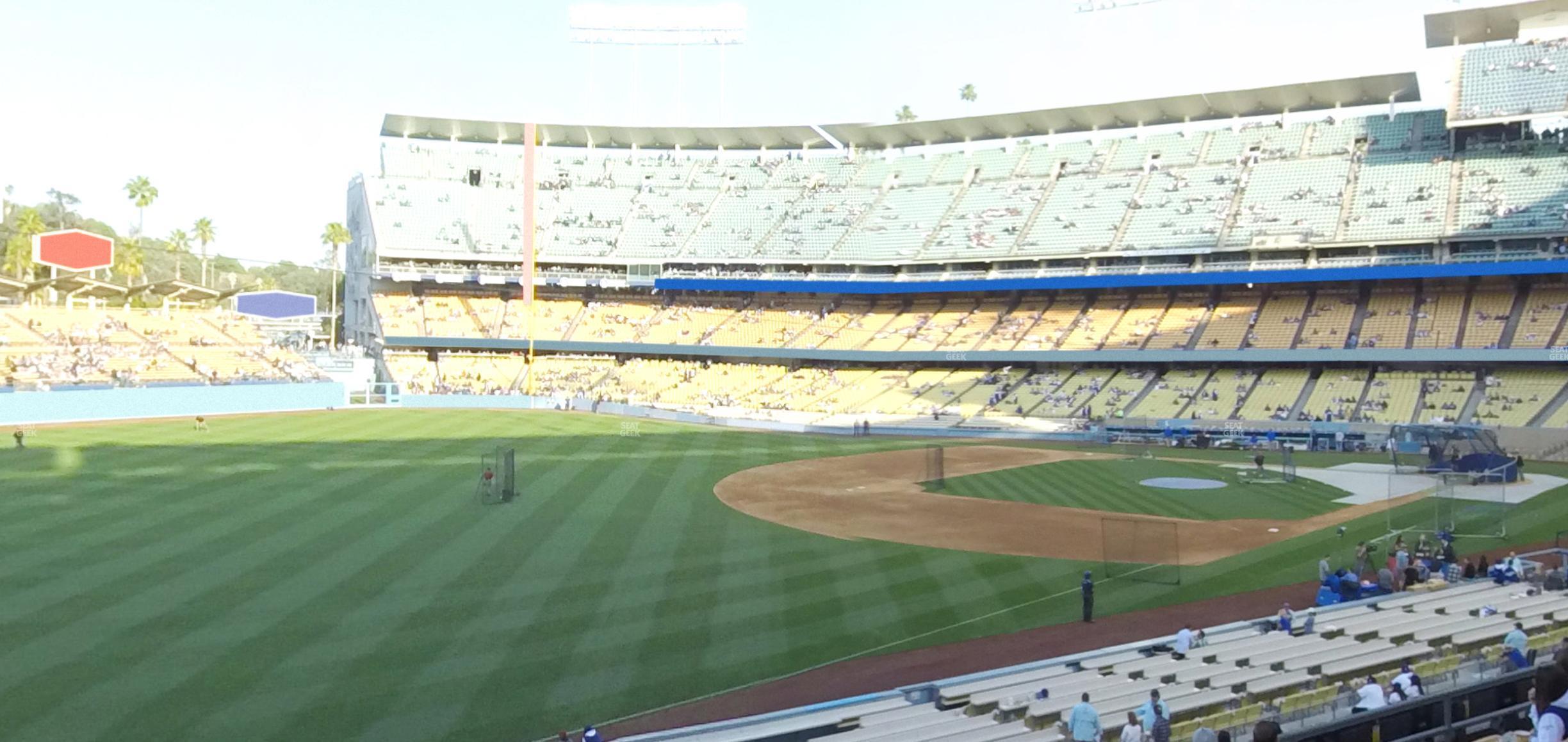 Seating view for Dodger Stadium Section 157 Lg