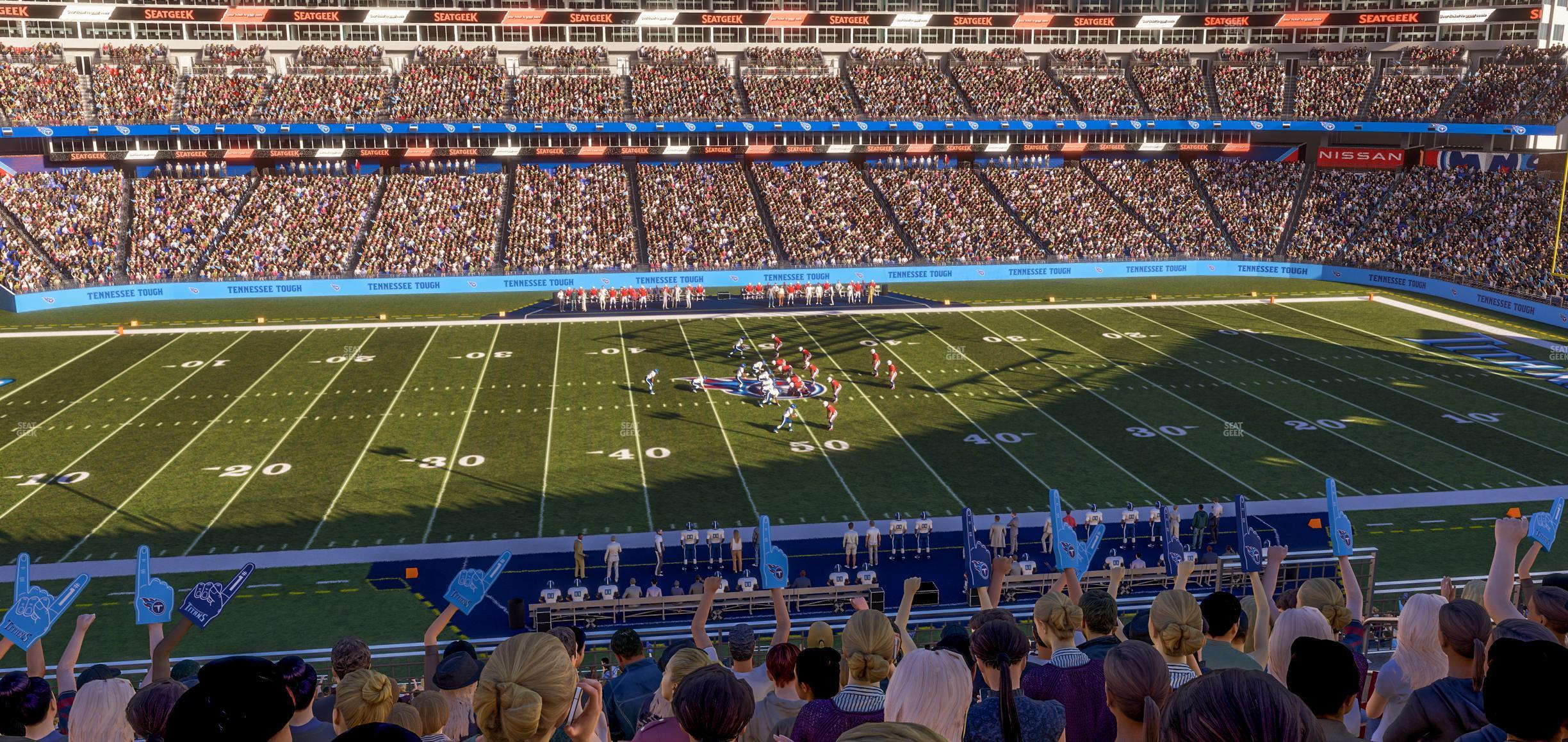 Seating view for Nissan Stadium Section 236