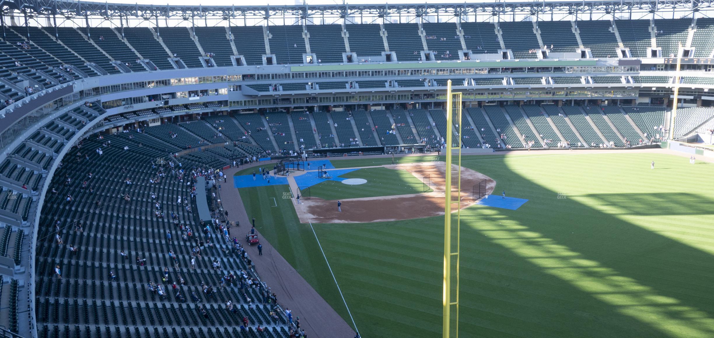 Seating view for Guaranteed Rate Field Section 507