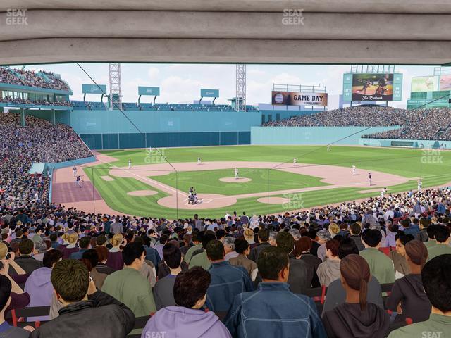 Seating view for Fenway Park Section Grandstand 19