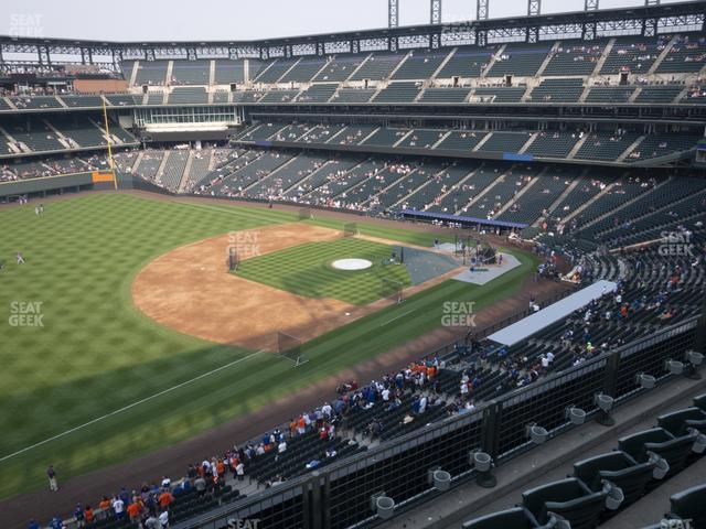 Seating view for Coors Field Section Lower 344