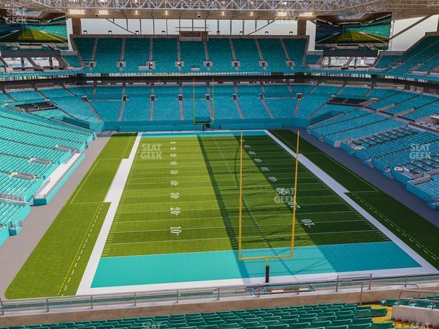 Seating view for Hard Rock Stadium Section 305