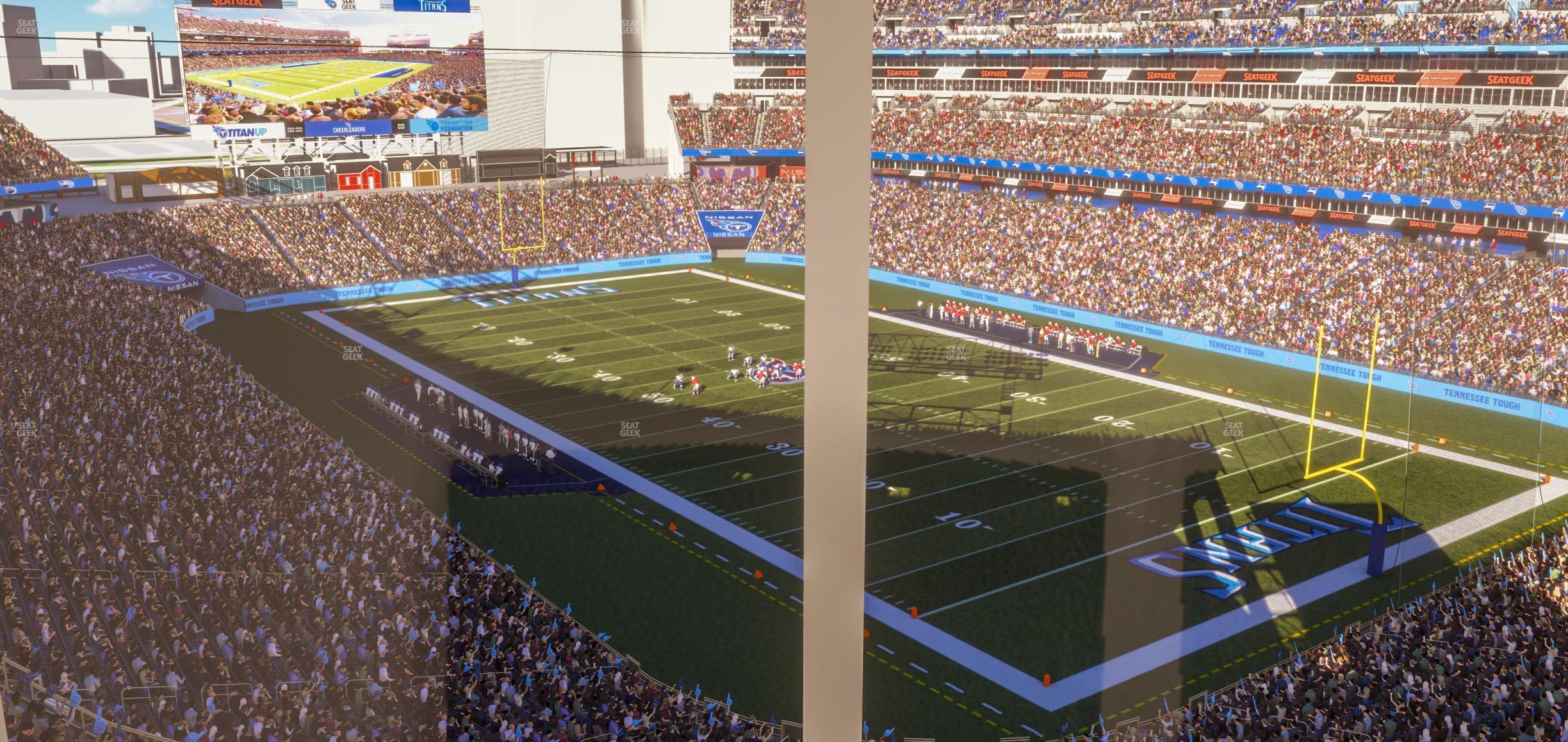 Seating view for Nissan Stadium Section Suite 651 W