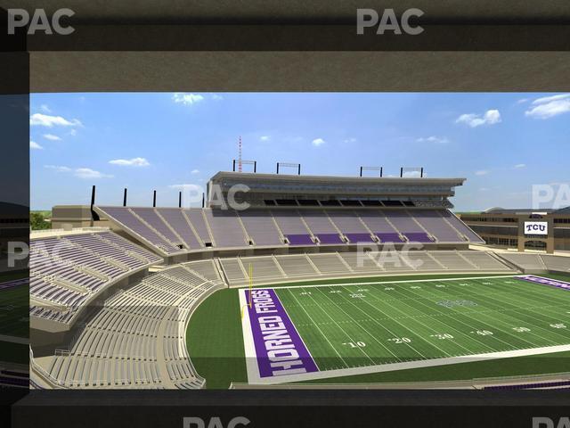 Seating view for Amon G. Carter Stadium Section Champions Suite 18