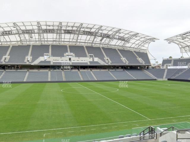 Seating view for BMO Stadium Section Field Club D