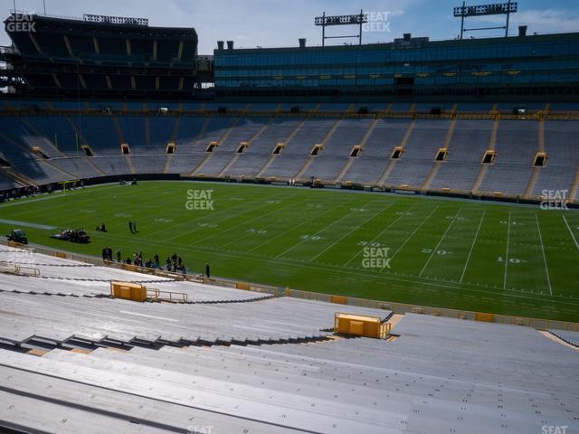 Seating view for Lambeau Field Section 113