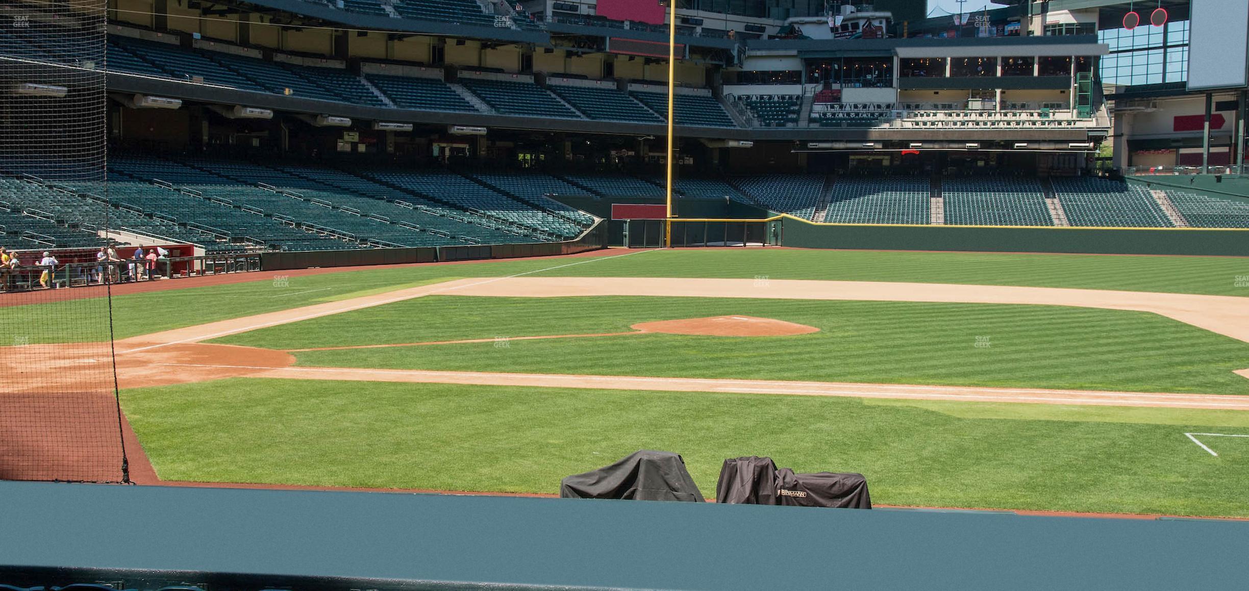 Seating view for Chase Field Section F