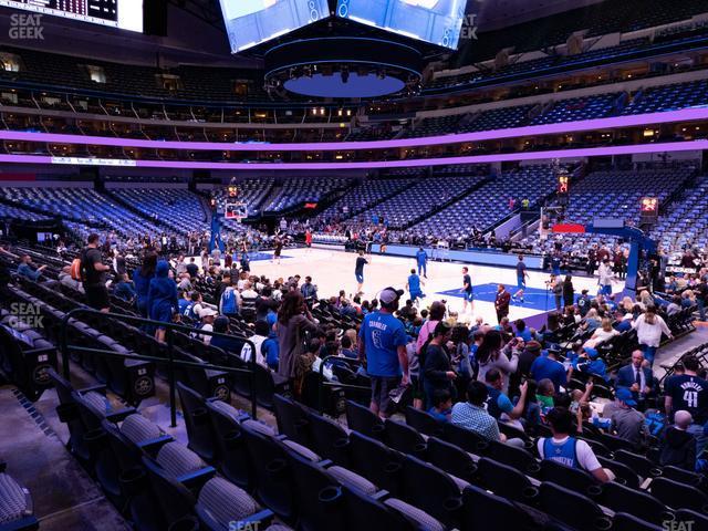 Seating view for American Airlines Center Section 104