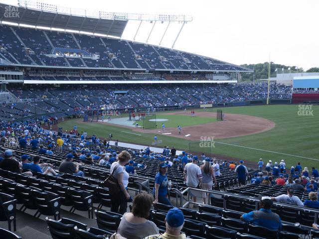 Seating view for Kauffman Stadium Section 241