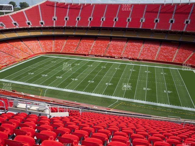 Seating view for GEHA Field at Arrowhead Stadium Section 322