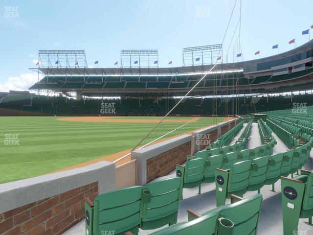 Seating view for Wrigley Field Section The W Club 4