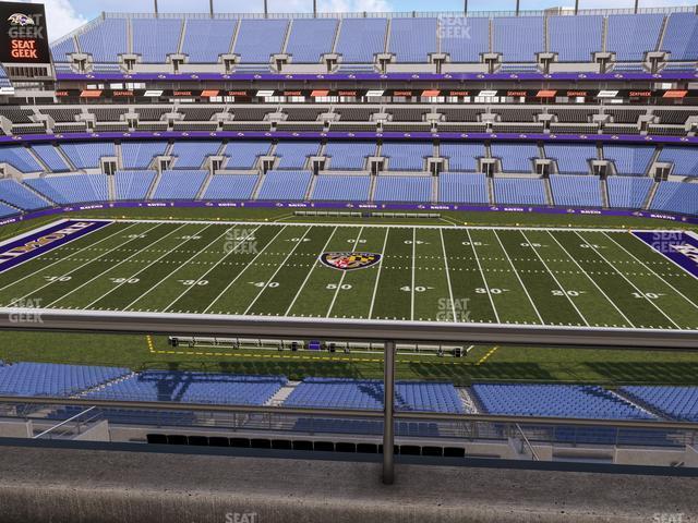 Seating view for M&T Bank Stadium Section Suite 437