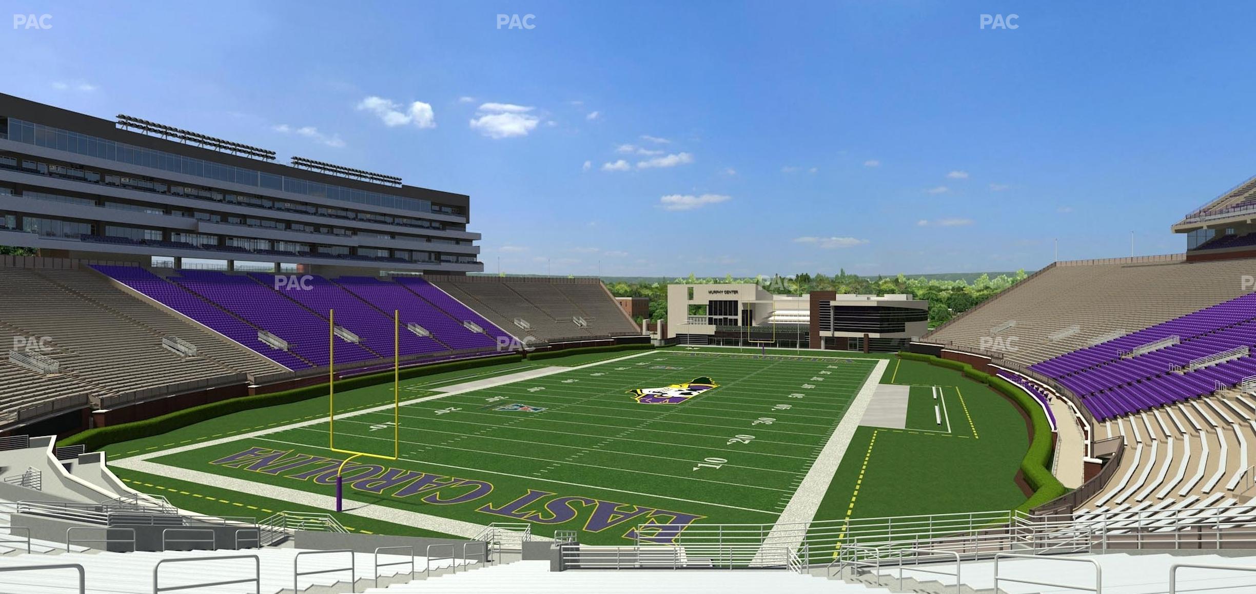 Seating view for Dowdy-Ficklen Stadium Section 24