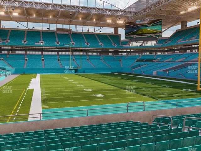 Seating view for Hard Rock Stadium Section 106