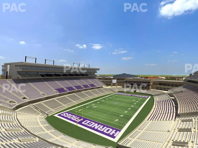 Seating view for Amon G. Carter Stadium Section 316