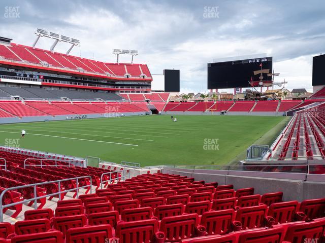 Seating view for Raymond James Stadium Section 127