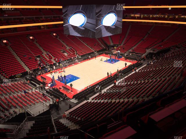 Seating view for Little Caesars Arena Section Mezzanine 16