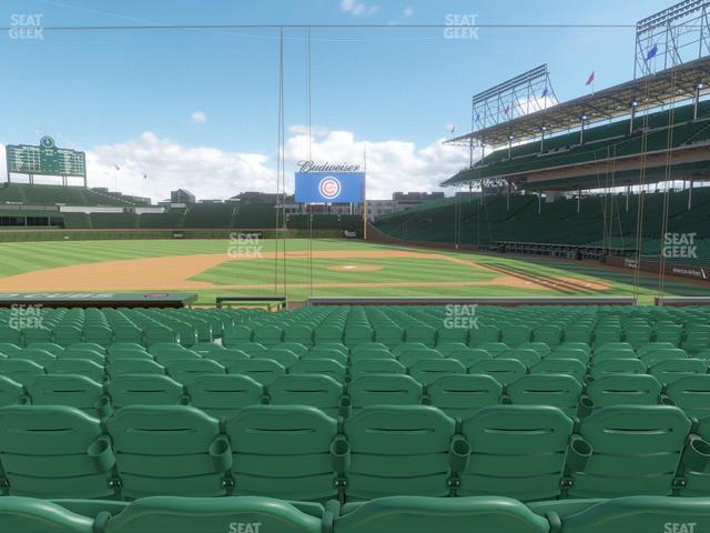 Seating view for Wrigley Field Section 112