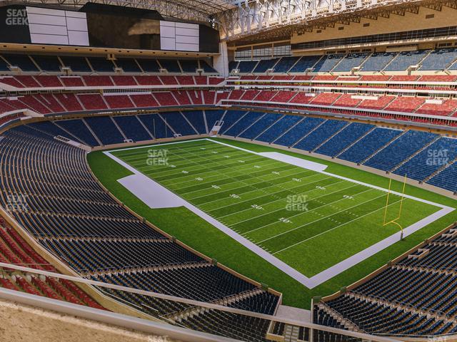 Seating view for NRG Stadium Section 527