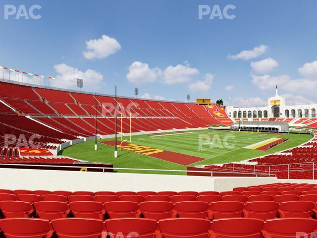 Seating view for Los Angeles Memorial Coliseum Section 111