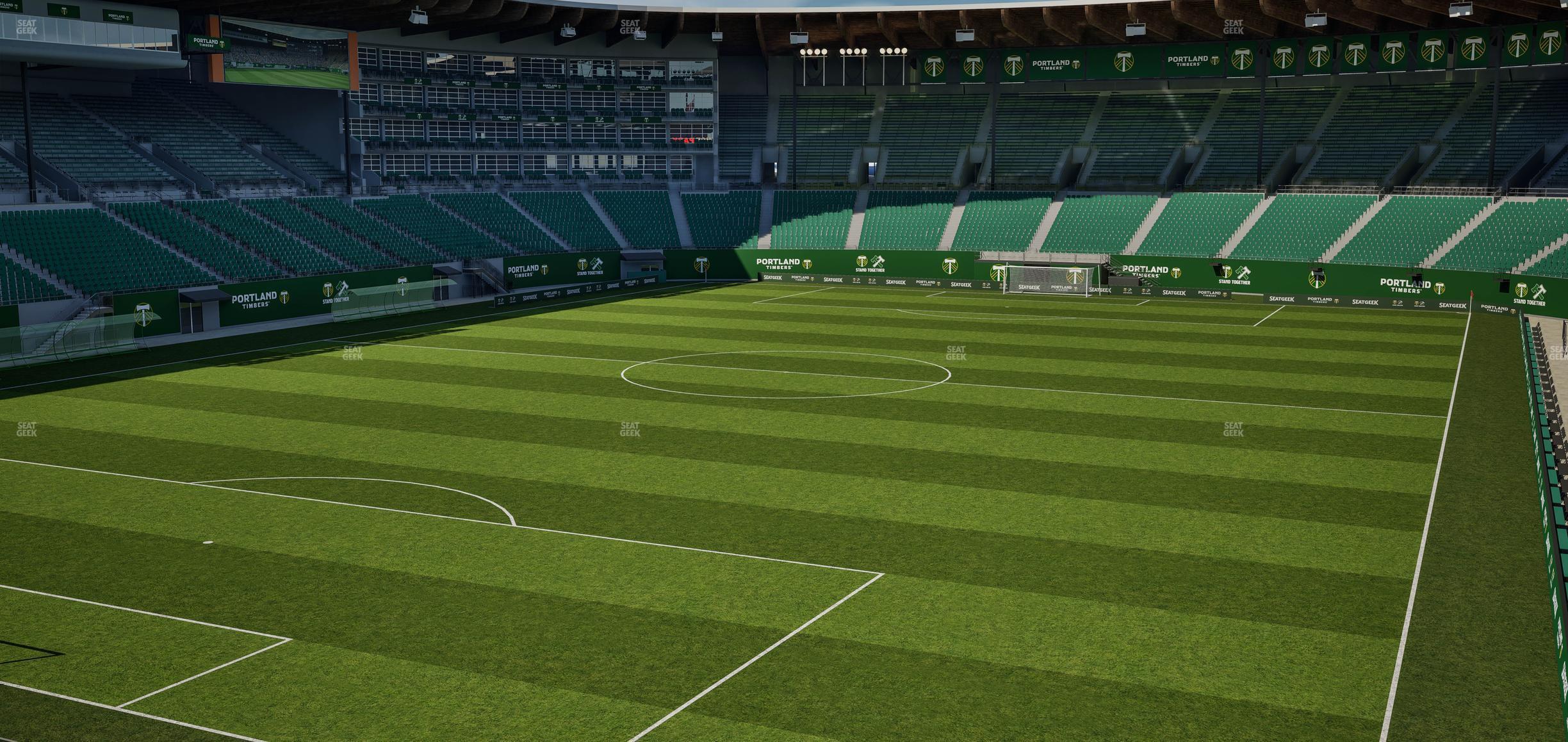 Seating view for Providence Park Section Loge 1