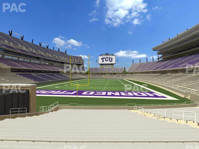 Seating view for Amon G. Carter Stadium Section 132