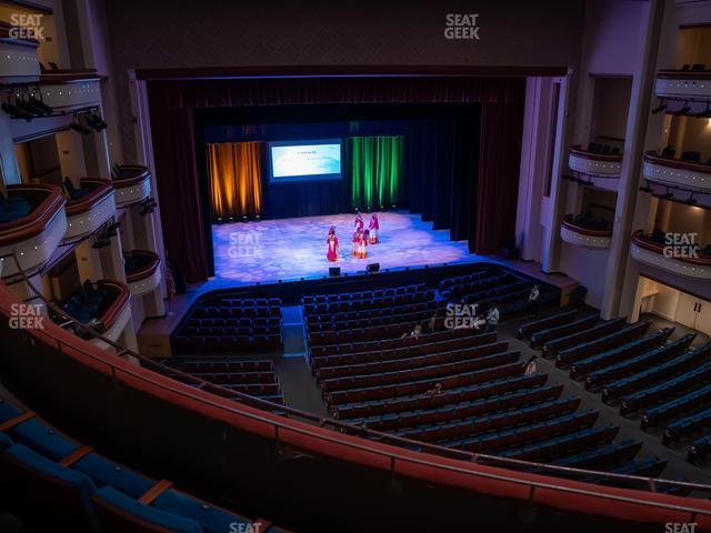 Seating view for Belk Theater at Blumenthal Performing Arts Center Section Mezzanine Left