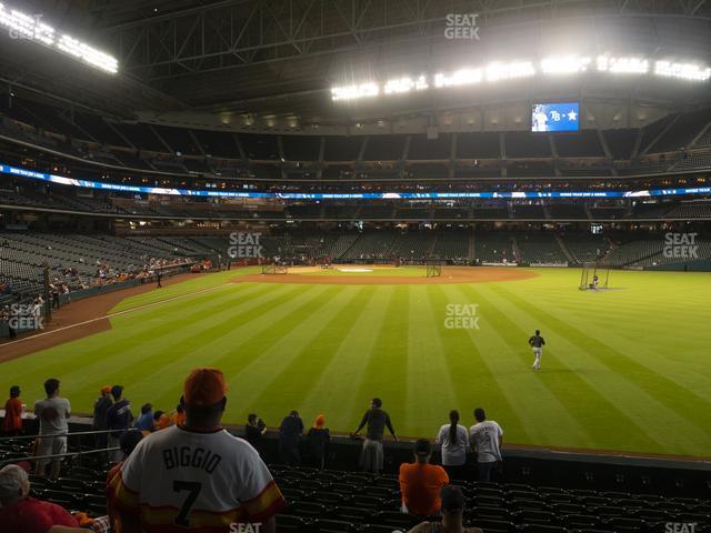 Seating view for Minute Maid Park Section 153